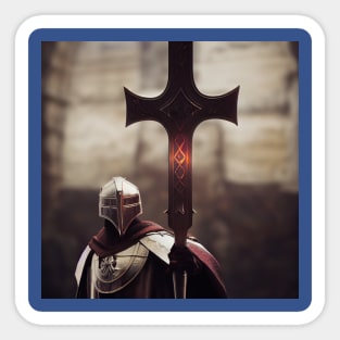 Knights Templar in The Holy Land Sticker